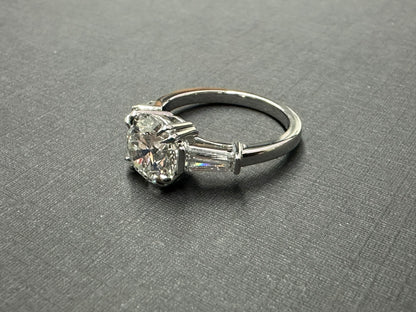 Platinum 3 stone ring