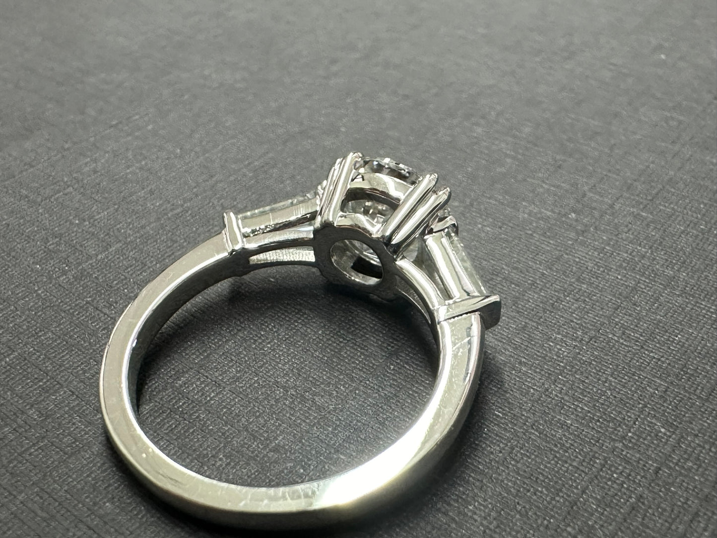Platinum 3 stone ring